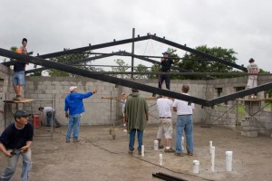 Construction of a sanctuary